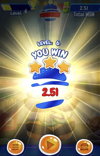 Reglas del juego Burger Win